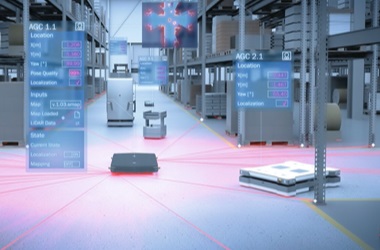 Soluciones con tecnología LiDAR y RFID localizan objetos en los pasillos de un almacén